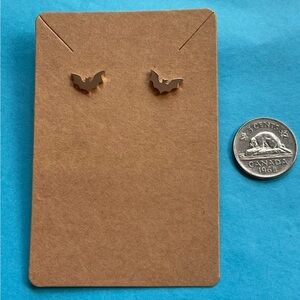 Bat Stud Earrings Halloween Earrings